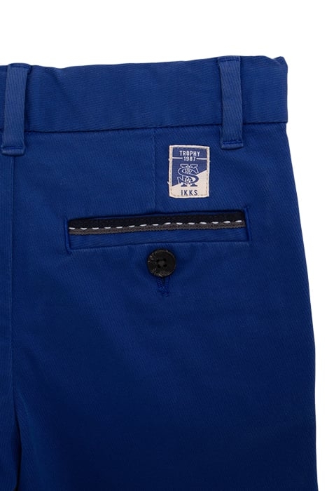 BOY'S BLUE CHINO BERMUDA SHORTS 5
