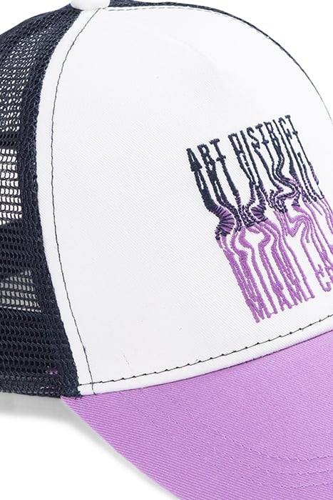 BOYS’ PURPLE, WHITE, AND NAVY MESH CAP 7