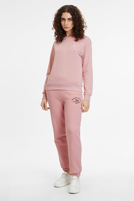 BANTIN SLIGHTLY CROPPED CREW SWEAT PALE MAUVE 3