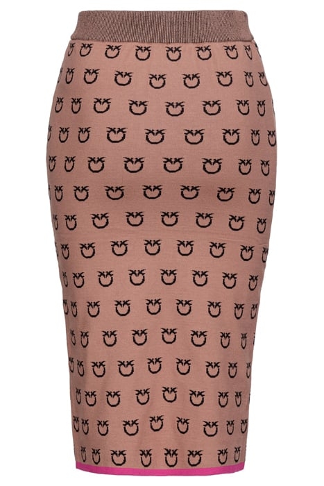 IOTO SKIRT CAMEL/BLACK 4