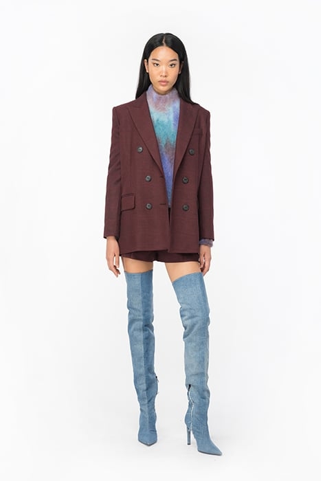 GEN JACKET BURGUNDY/BLACK 2