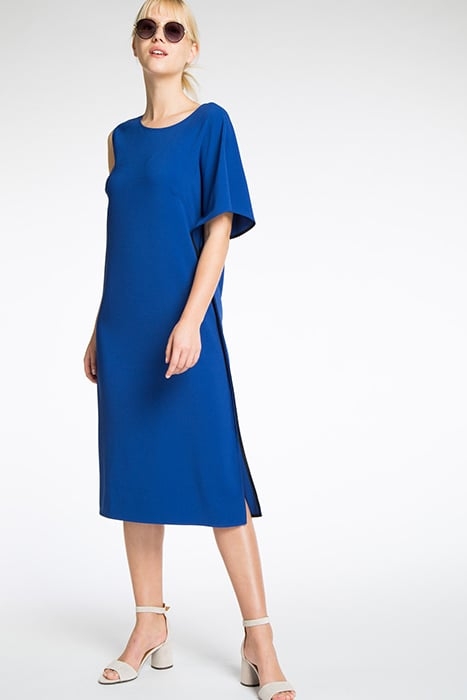 DRESS CREPE FREE FORM SODALITE BLUE 3