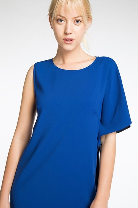 DRESS CREPE FREE FORM SODALITE BLUE 4
