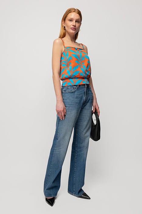 TOP TROPIC LEAF TOP SPLASH/ORANGE 4